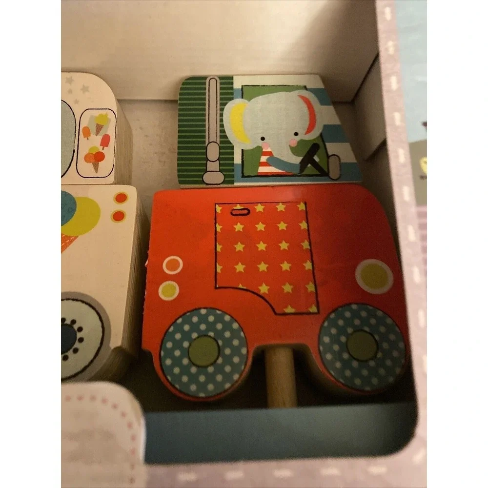 Innovative Kids‎ Green Start BEEP BEEP  Wooden Toy Mix & Match 12 mos+ New